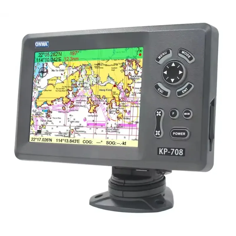 Fish Finder Gps - KP-708 7 inç Deniz GPS Navigasyon