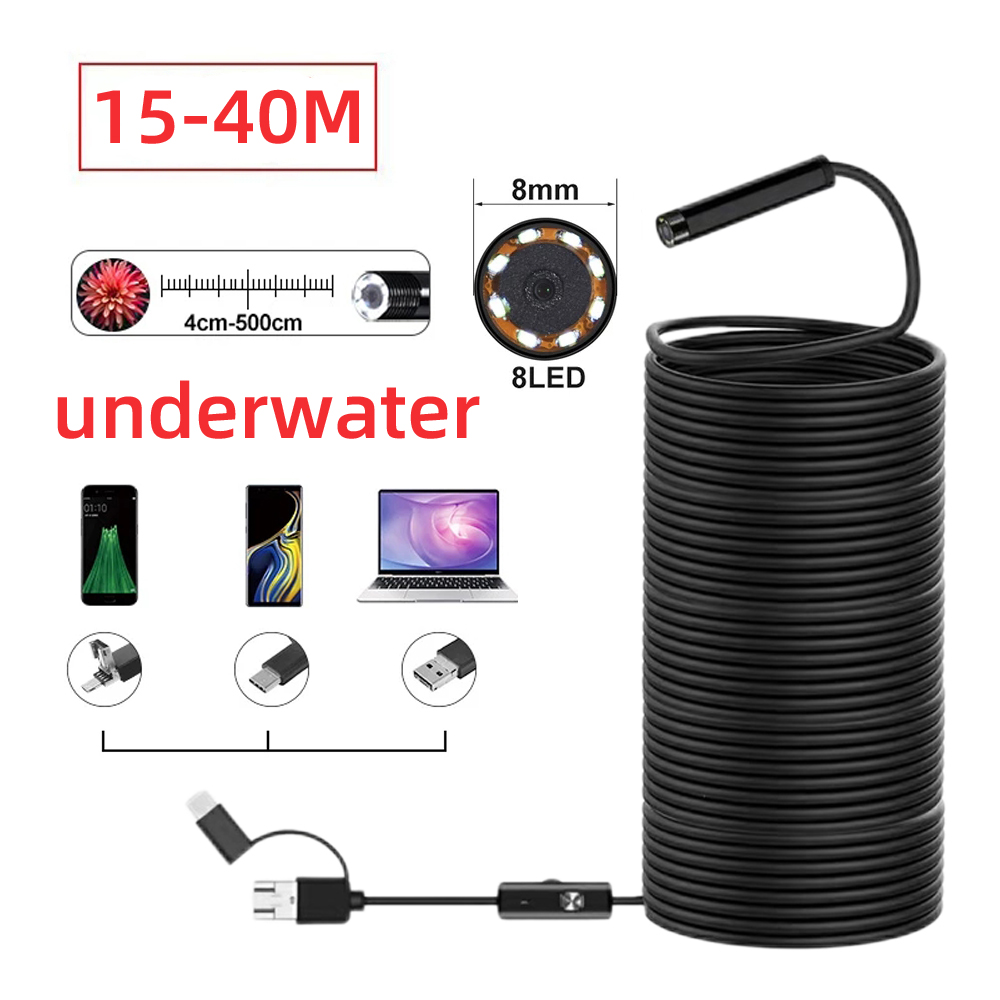 Fish Finder Cable - 40m balık bulucu Mini kamera endoskop